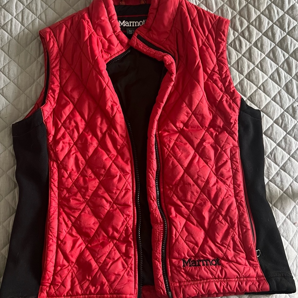 Marmot Red and Black Women's Vest